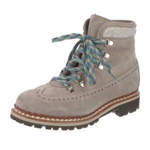 Tabitha Simmons Lace-up Boots 38 8 grey